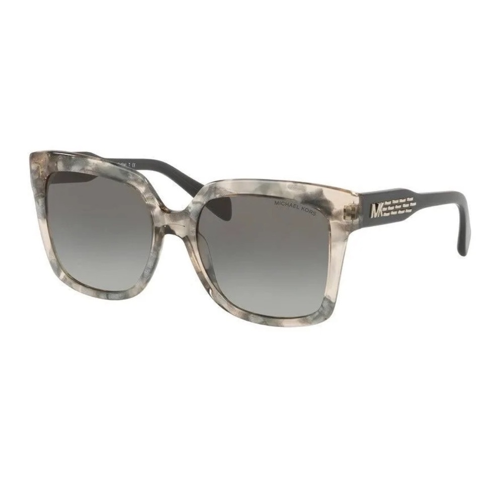 Michael Kors MK2082F Sunglasses Gray, Black, and Silver Gradient NWOT